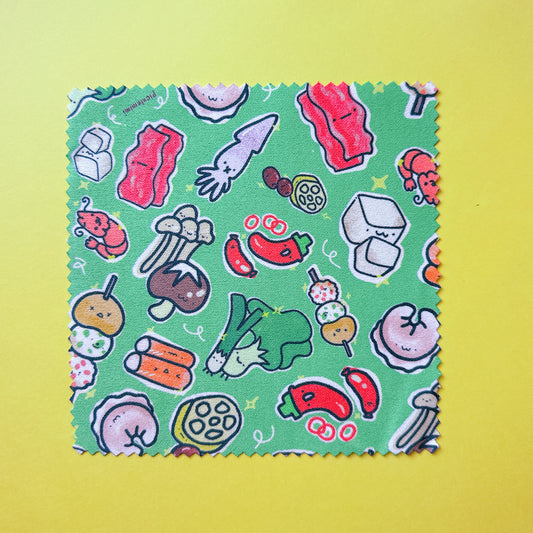 Hot Pot Friends Microfiber Cleaning Cloth for Glasses & Screens