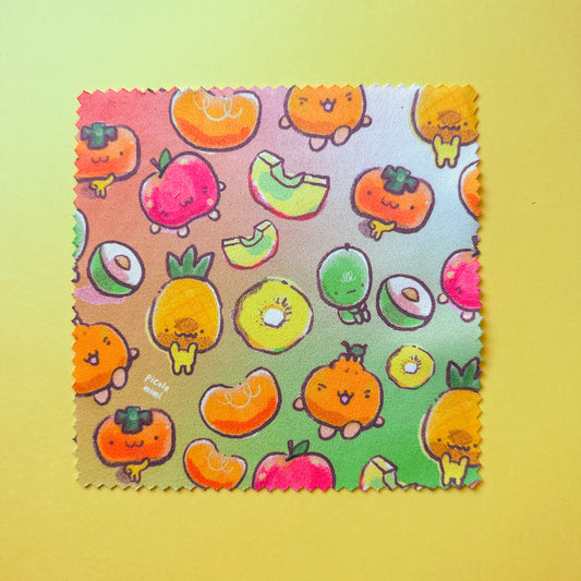 Fruit Friends Microfiber Cleaning Cloth for Glasses & Screens