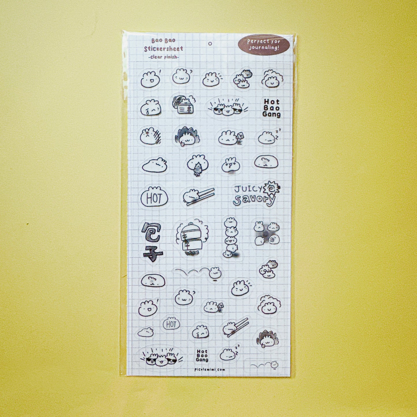 Bao Bao Clear Sticker Sheet
