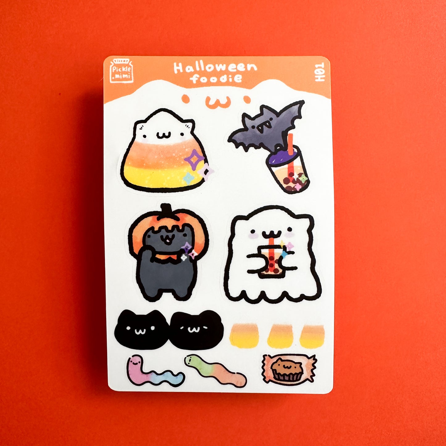 Halloween Foodie Sticker Sheet