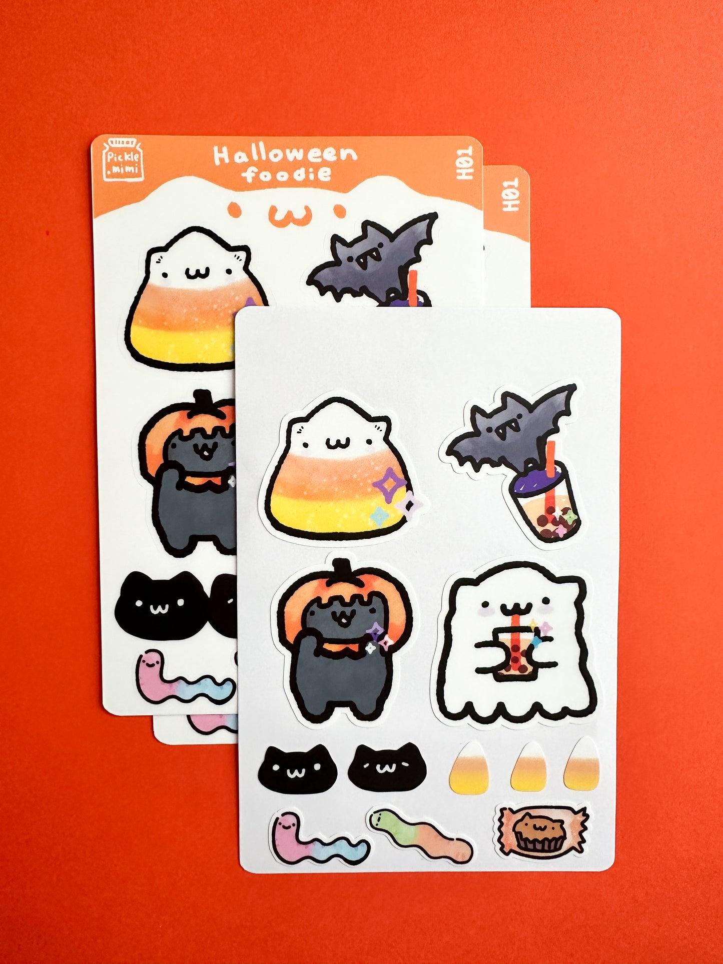 Halloween Foodie Sticker Sheet