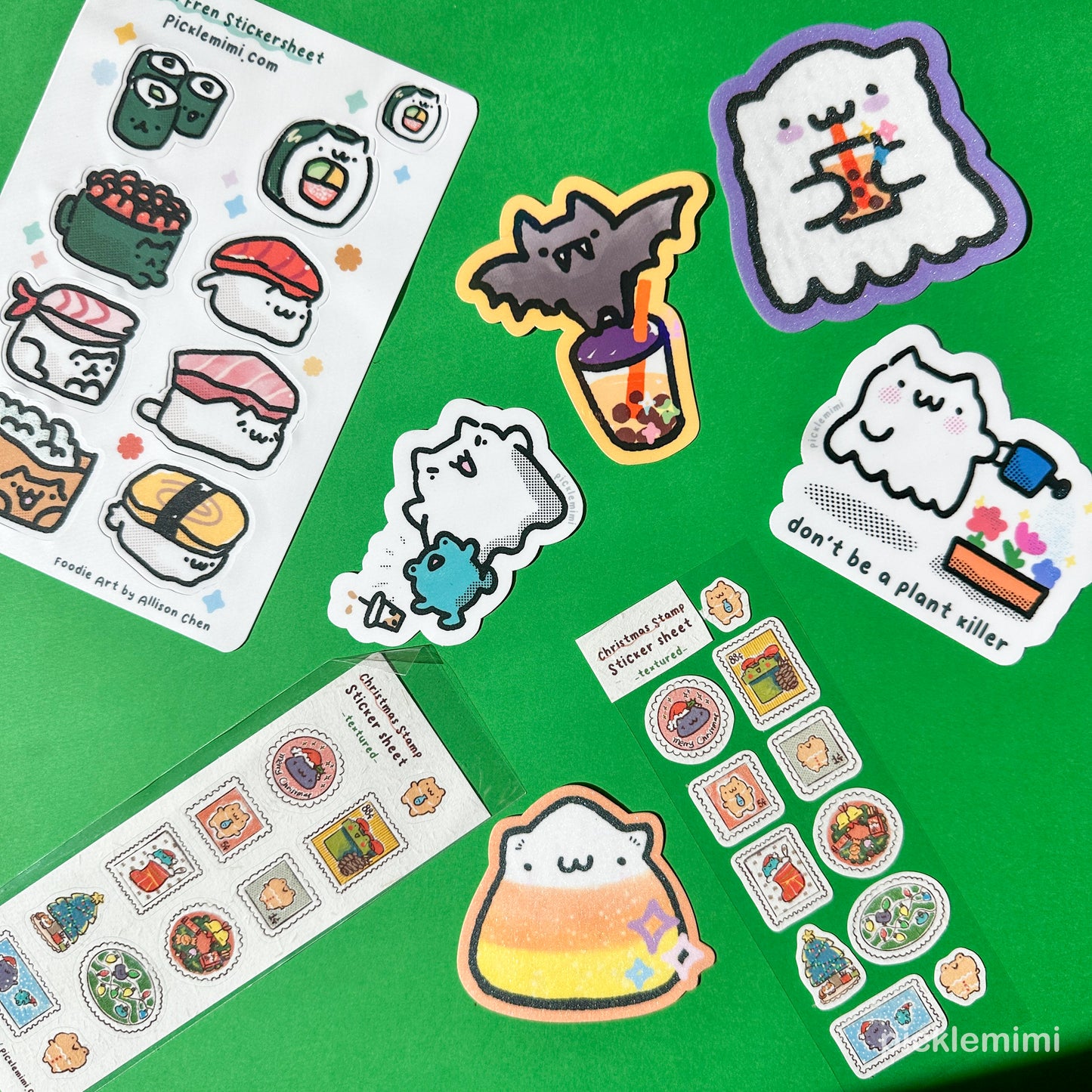 Sushi Friends Vinyl Stickersheet