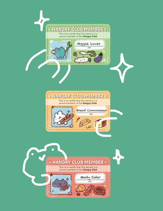 Hangry Club Member Credit Card Skin