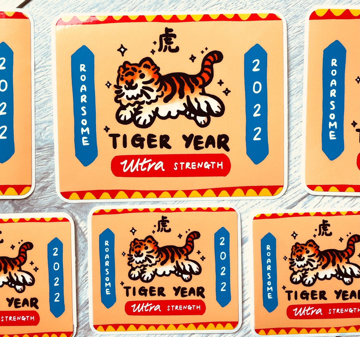 Tiger Balm Zodiac Vinyl Sticker