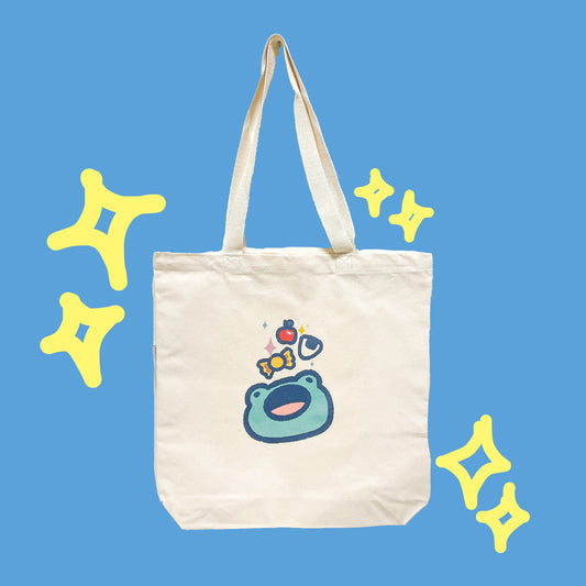 Eating Frog Tote
