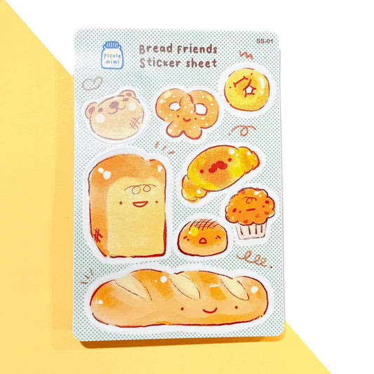 Bread Friend Bakery Sticker Sheet