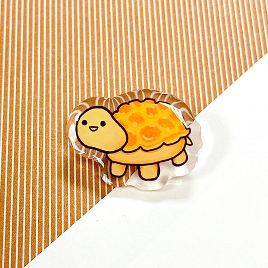 Pineapple Bread Turtle Pin
