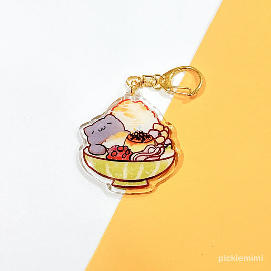 Shaved Ice Cat Keychain  [Pre-Order]